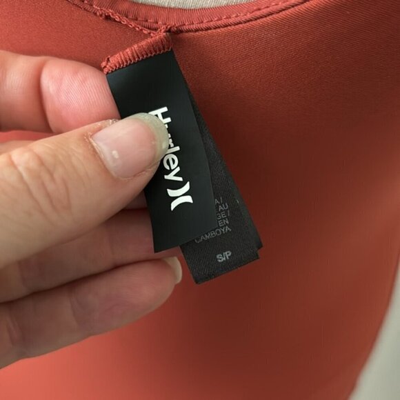 Hurley One Piece Pineapple Swimsuit Orange Sz S - Picture 11 of 11